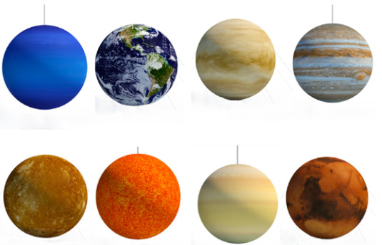 Factory direct supply of Giant LED Inflatable Hanging Solar System Planets, perfect for decorative purposes,